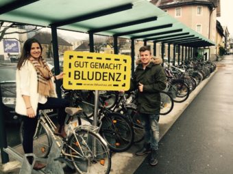 Überdachter Fahrradabstellplatz am Bahnhof