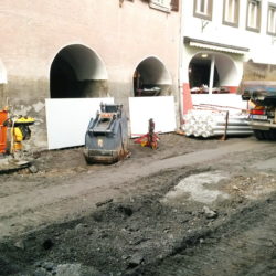 Mühlgasse Bludenz Baustelle