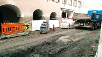 Mühlgasse Bludenz Baustelle