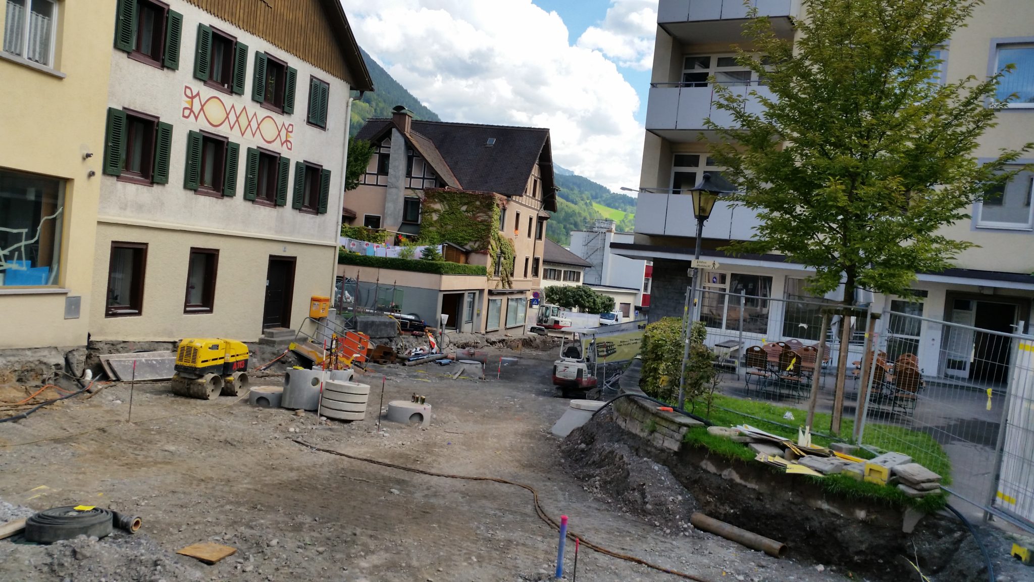 Herrengasse Bludenz Baustelle